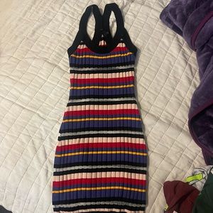 racerback striped dress